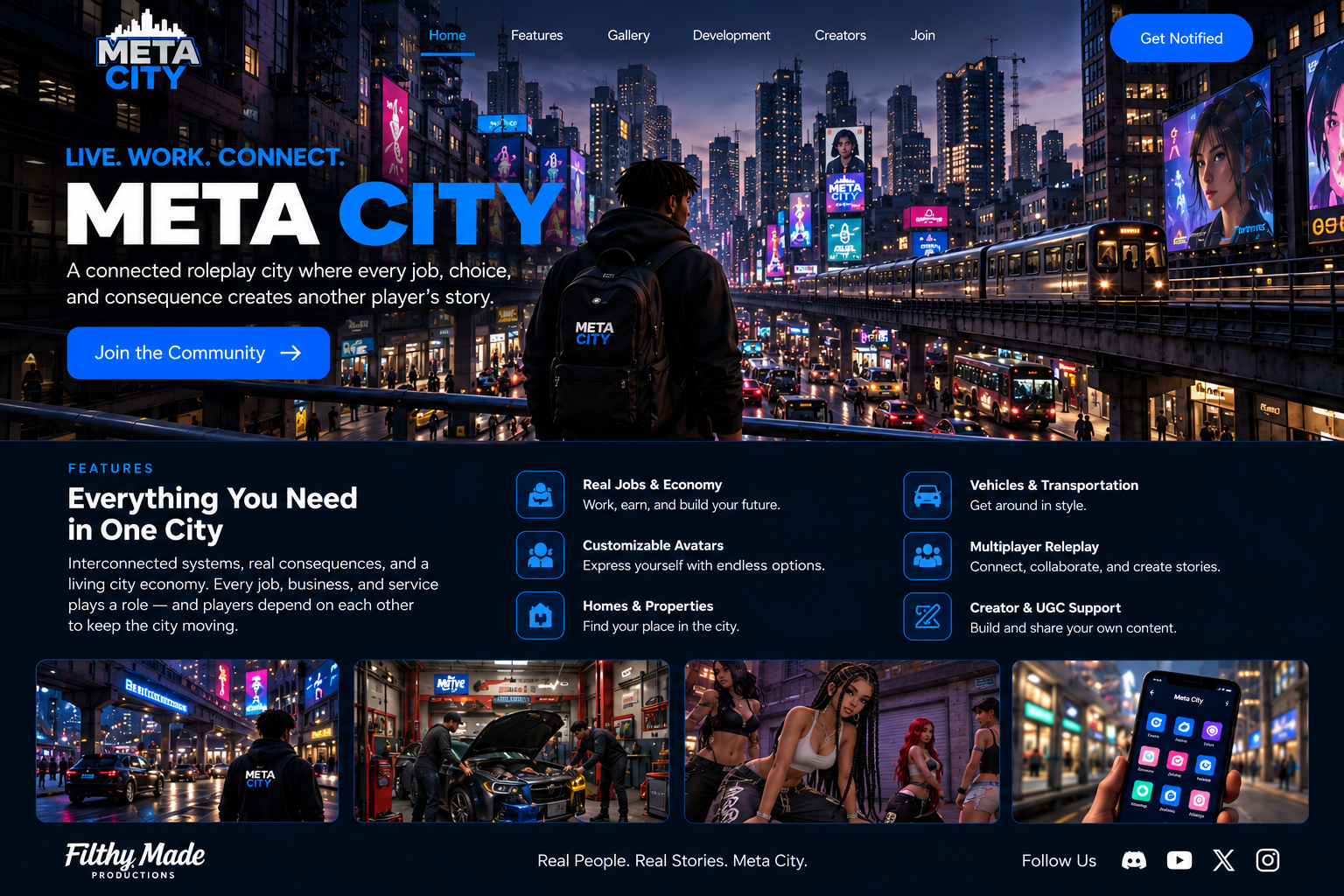 Meta City homepage
